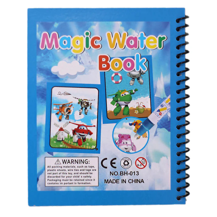 Reusable Magic Water Painting Book for Kids