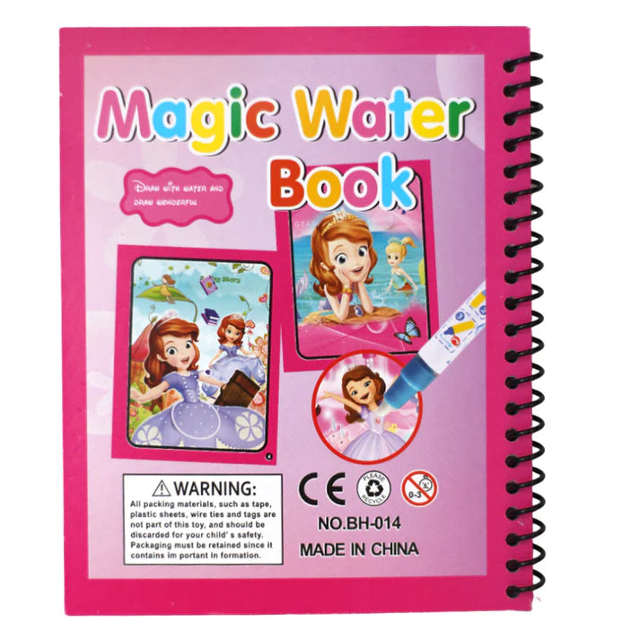 Reusable Magic Water Painting Book for Kids